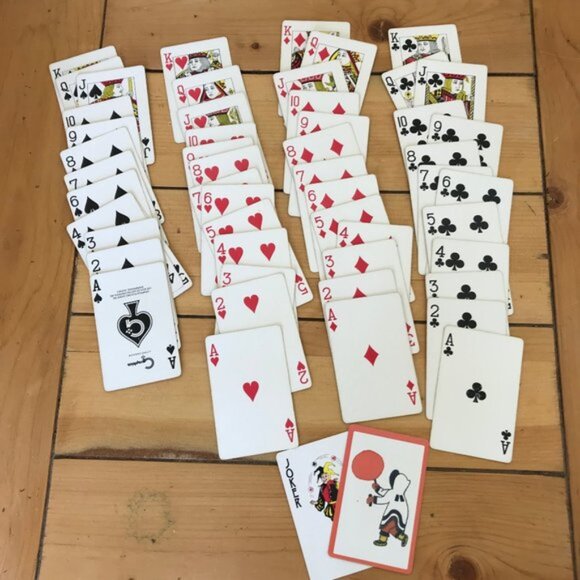 Inuit Artwork Duratone Plastic Coated Playing Cards Vintage Canadian Arctic PC-3 - Picture 5 of 8